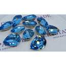 Swarovski 4320 Fancy Pear Various Sizes - Aquamarine