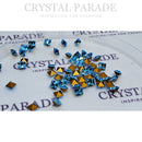 Swarovski 4401 Fancy Square 3mm - Pack of 24 Aquamarine