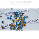 Swarovski 4401 Fancy Square 3mm - Pack of 24 Aquamarine