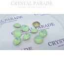 Swarovski 4470 Xilion-Fancy Square 10mm - Pack of 2 Pieces Chrysolite Opal