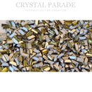 Swarovski 4501 Fancy Baguette 4x2mm - Pack of 24 Khaki