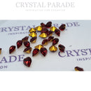 Swarovski 4831 Fancy Heart 5mm Pack of 12 Siam