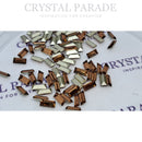 Swarovski 4501 Fancy Baguette 7x3mm - Pack of 12 Light Smoked Topaz