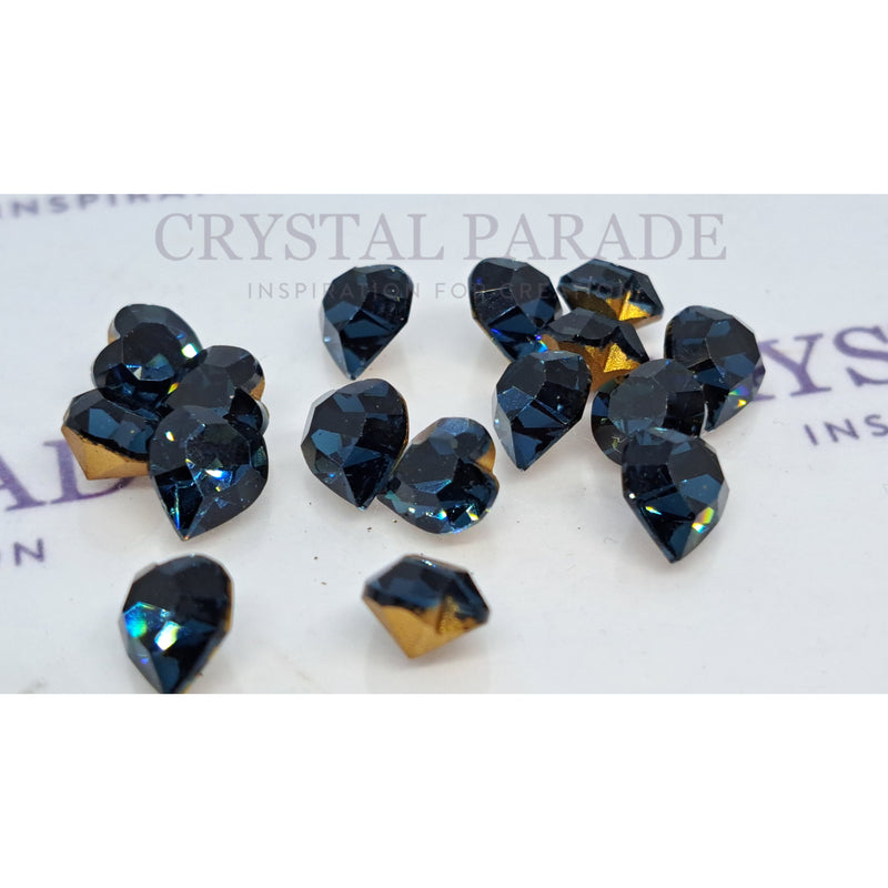 Swarovski 4800 Fancy Heart 6mm Pack of 12 Montana