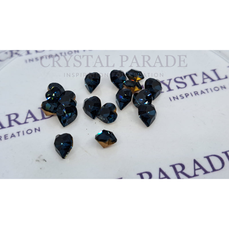 Swarovski 4800 Fancy Heart 6mm Pack of 12 Montana