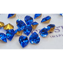 Swarovski 4800 Fancy Heart 6mm Pack of 12 Sapphire