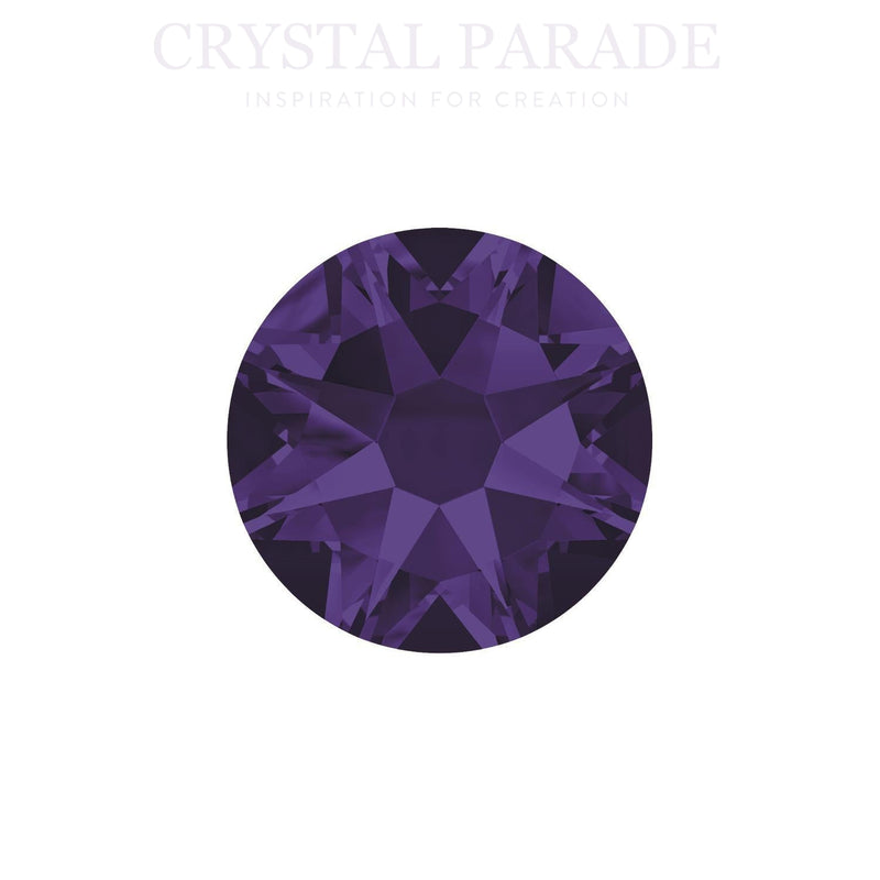 Swarovski Xirius SS16 (4mm) No Hot Fix Crystals - Pack of 100 Purple Velvet
