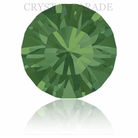 Swarovski 1088 Round Chaton Various Sizes -Palace Green Opal