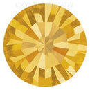 Preciosa Maxima Pointy Back Chaton - Topaz Unfoiled