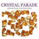 Preciosa Pointy Back Octagon - Topaz
