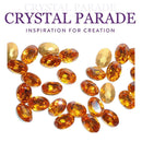 Preciosa Pointy Back Oval - Topaz
