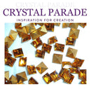 Preciosa Pointy Back Square - Topaz