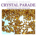 Preciosa Pointy Back Round Chaton - Various Sizes - Topaz