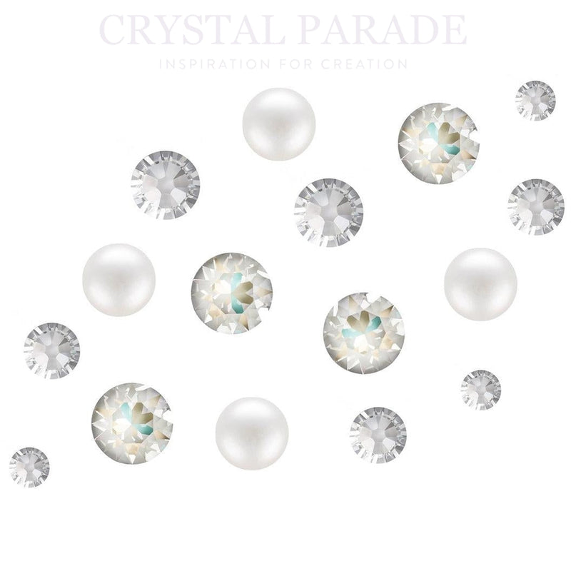 Zodiac and Preciosa Crystal & Pearl Mix Pack of 100 - Vintage Chic