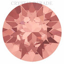 Swarovski 1088 Pointy Back Round Chaton Various Sizes - Vintage Rose