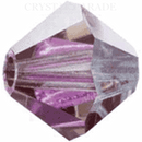 Preciosa Bicone Bead Vitrail Light