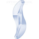Limited Edition - Zodiac Crystal Wiggle Shape - Aquamarine - Pack of 20
