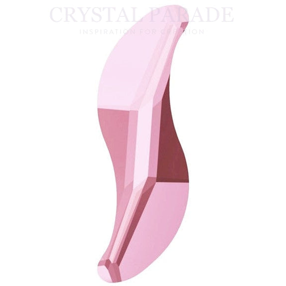 DISCONTINUED - Zodiac Crystal Wiggle Shape - Light Pink -  Pack of 20