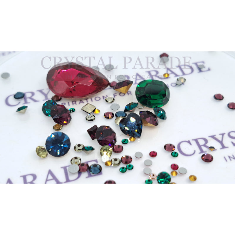 Swarovski and Preciosa 3D Crystal Mix Pack of 100 - King's Crown