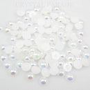 Zodiac Flatback Pearls - White AB (P37)