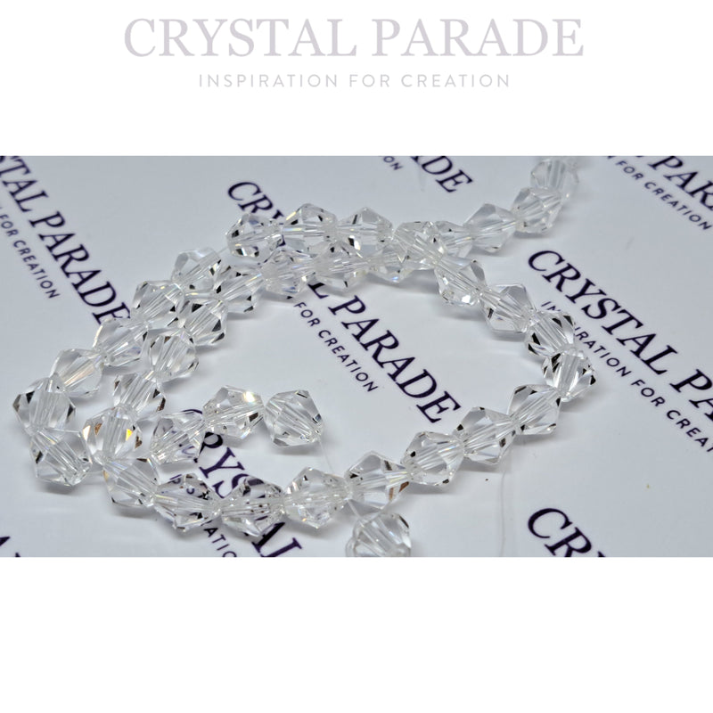 Zodiac Bicone Beads  - Clear