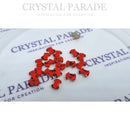 Limited Edition - Zodiac Crystal Bow Shape 6x10mm Light Siam Pack of 20