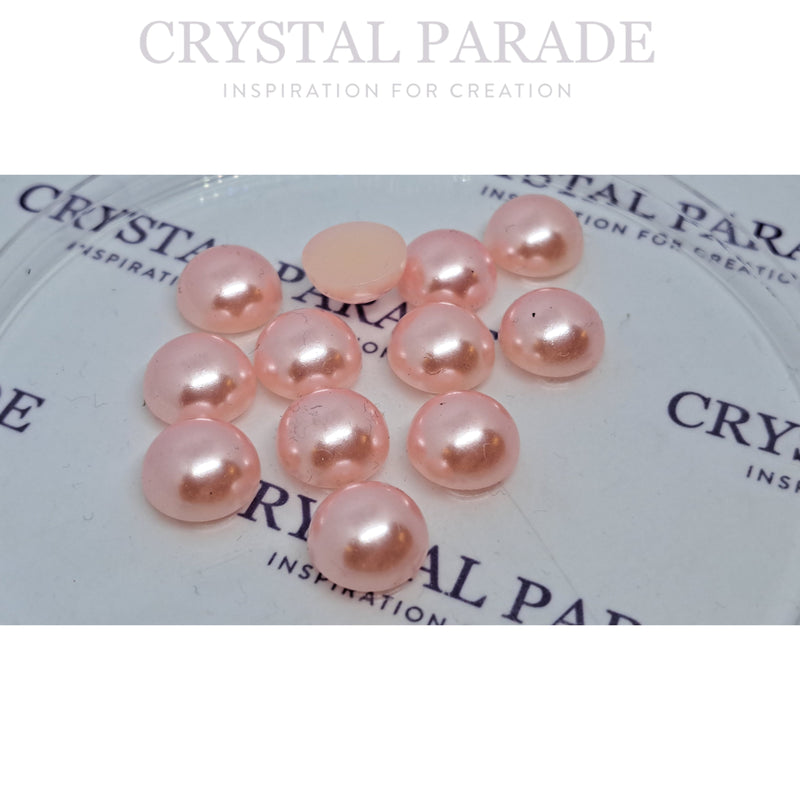 Zodiac Flatback Pearls - Dark Pink (P07)