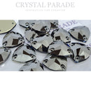 Zodiac Sew on Stone Trilliant - Jet Metallic