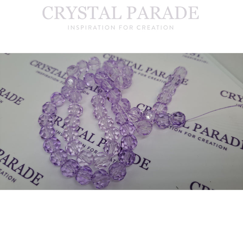 Zodiac Round Beads  - Light Purple