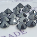 Zodiac Non Hotfix Crystals - Jet Hematite